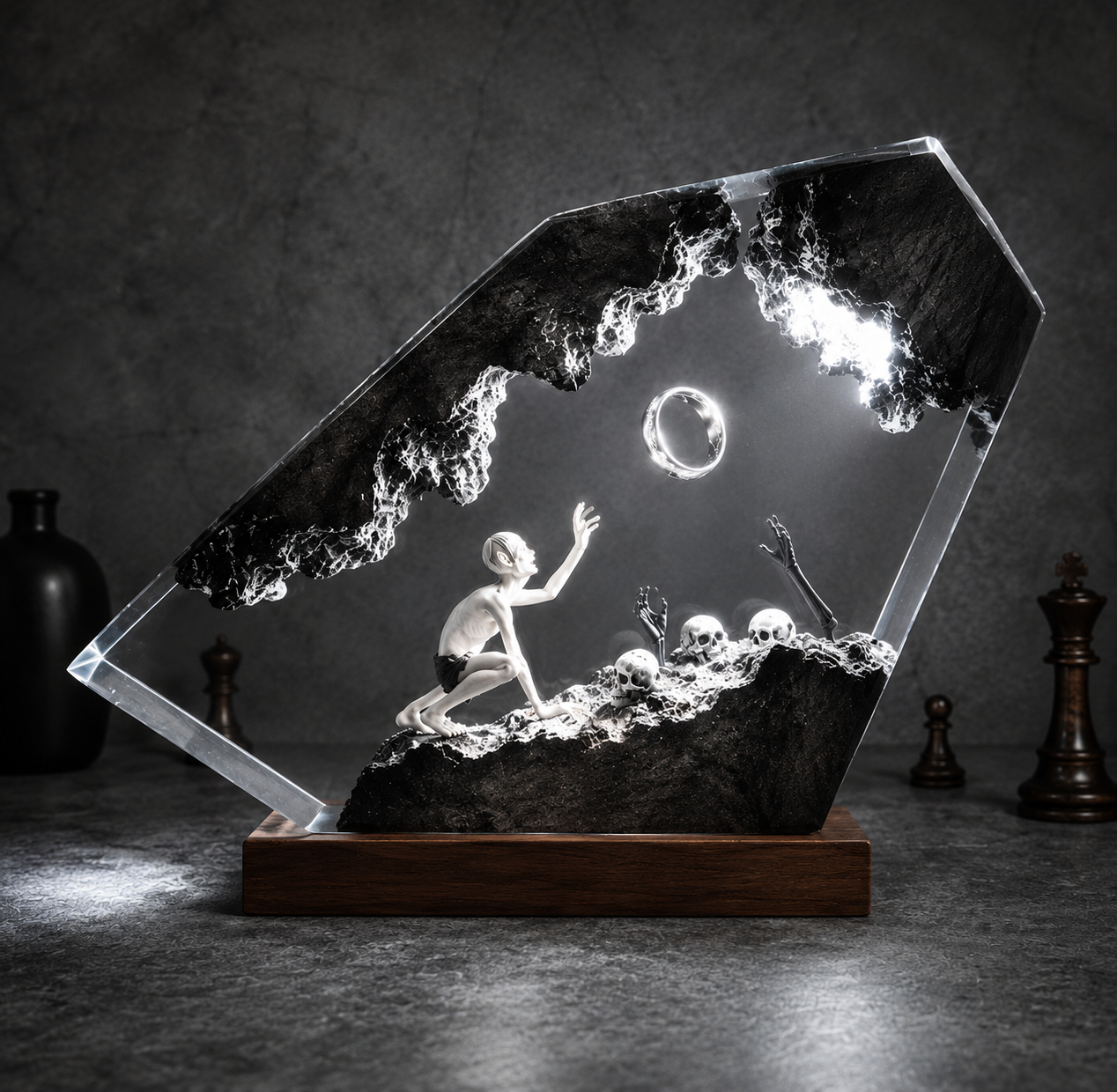 Gollum Ring Resin Lamp