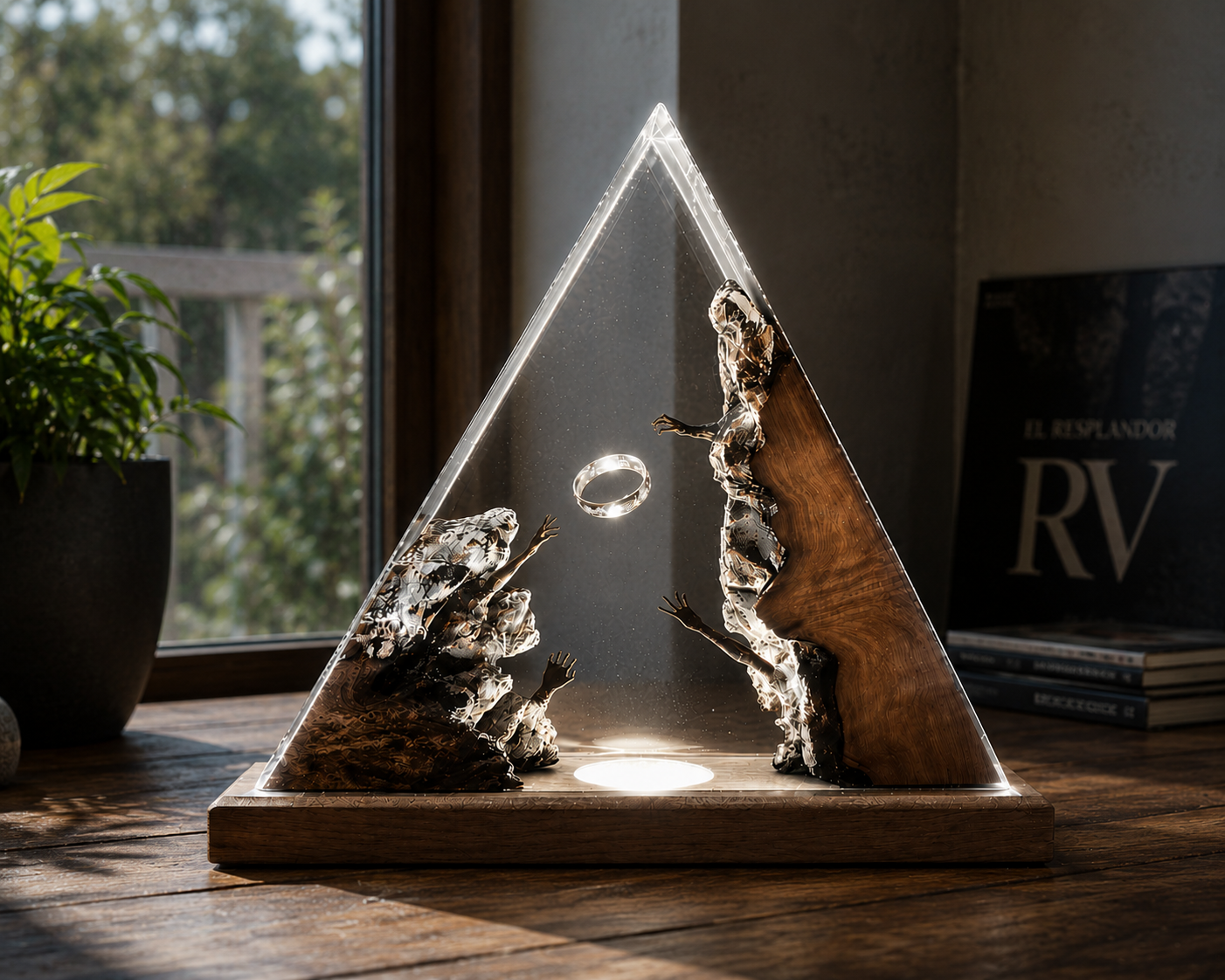Dark Lord Resin Lamp