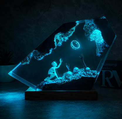 Gollum Ring Resin Lamp
