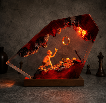 Gollum Ring Resin Lamp