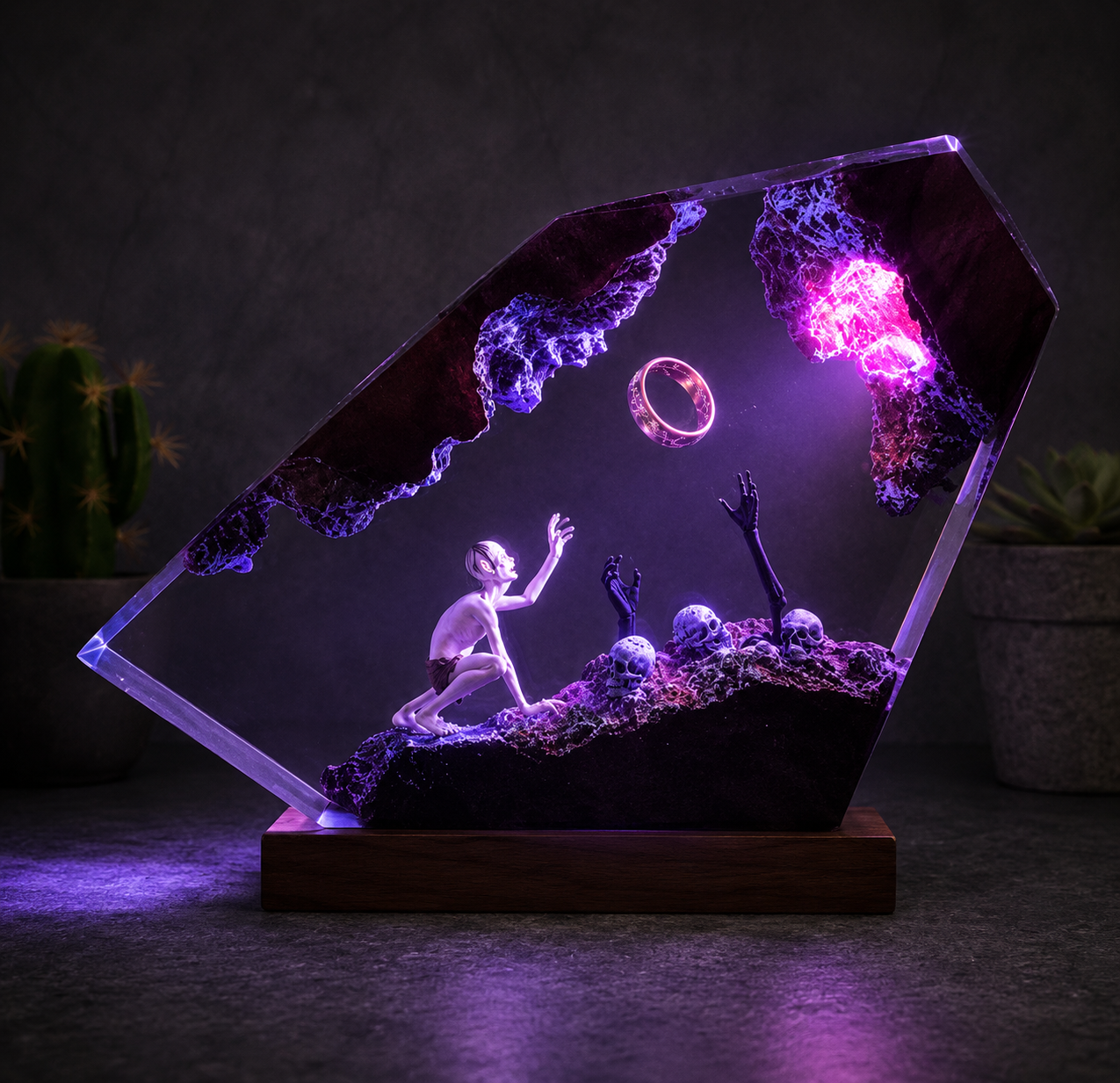 Gollum Ring Resin Lamp