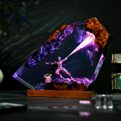 Master Yoda Resin Lamp