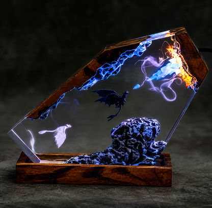 Night Fury Resin Lamp