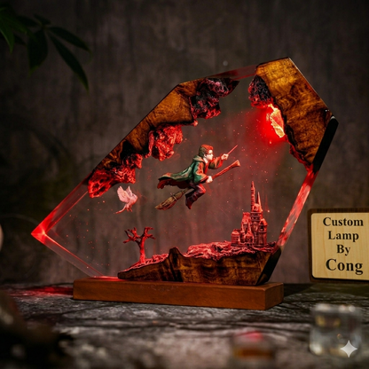 Hogwarts Resin Lamp