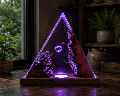 Dark Lord Resin Lamp