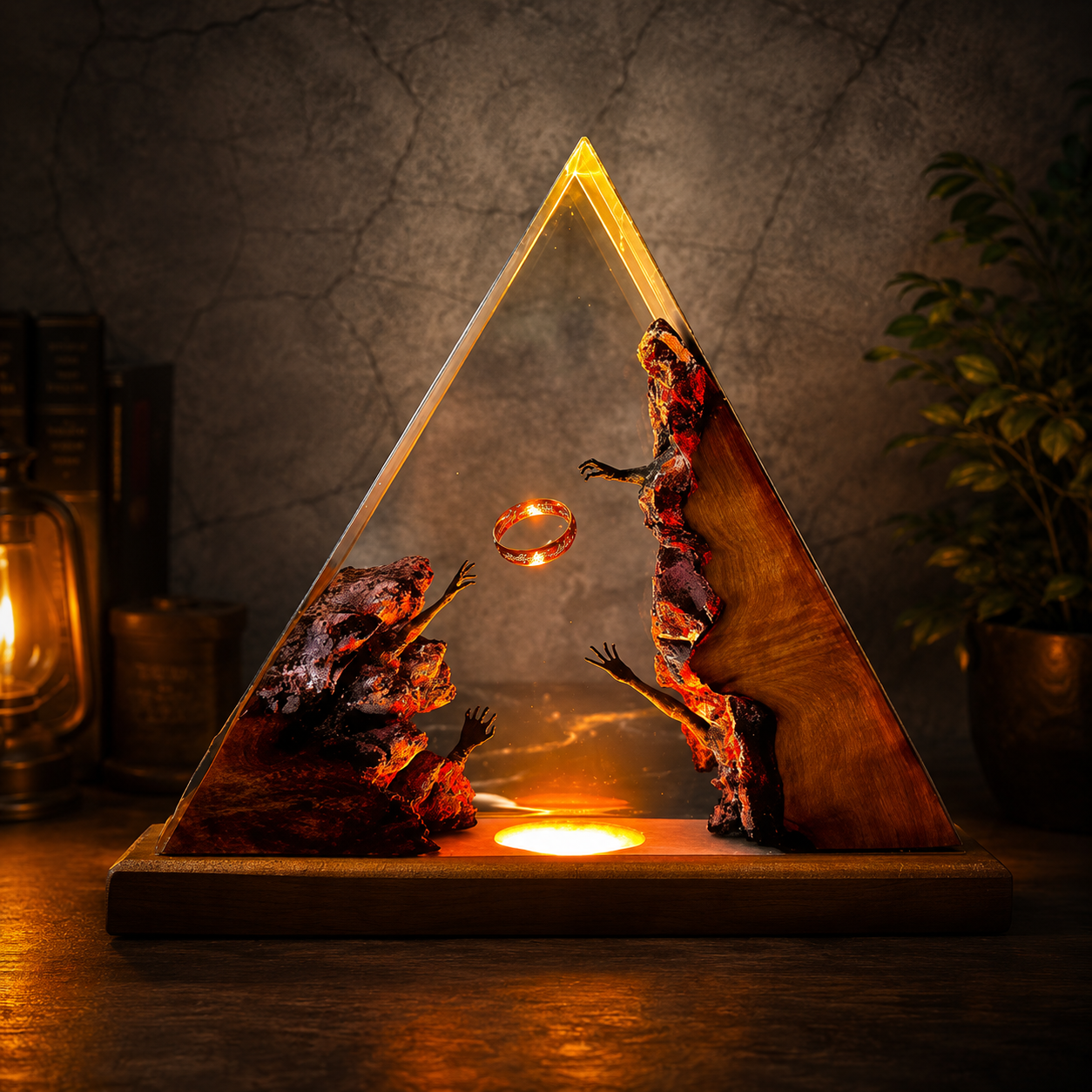 Dark Lord Resin Lamp