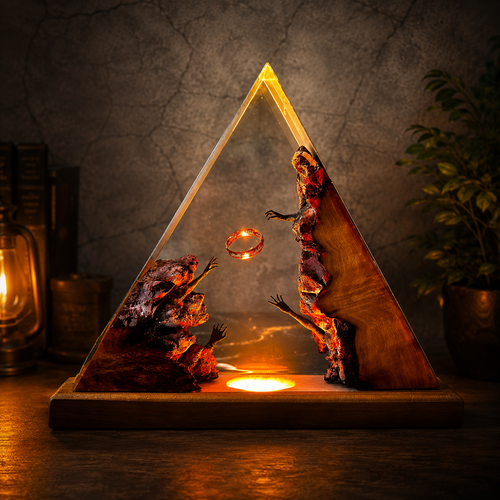 Dark Lord Resin Lamp